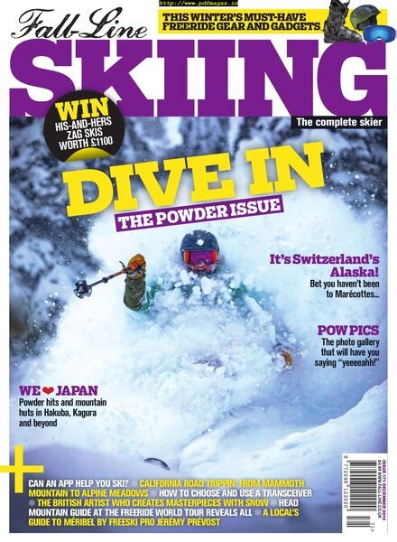 Fall-Line Skiing – December 2019 Cover