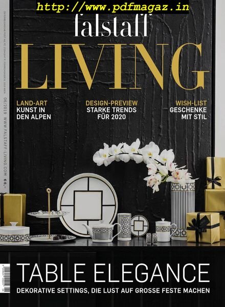 Falstaff Living – November 2019 Cover