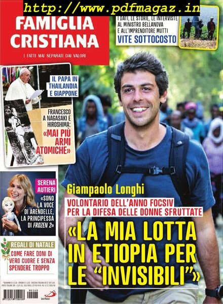 Famiglia Cristiana – 1 Dicembre 2019 Cover