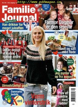 Familie Journal – 02 december 2019