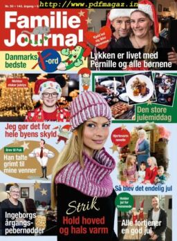 Familie Journal – 09 december 2019