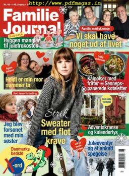 Familie Journal – 25 november 2019