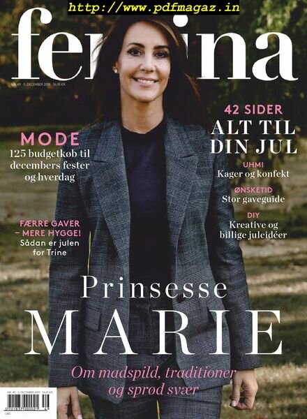 Femina Denmark – 05 December 2019 Cover