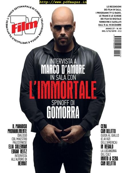 FilmTv – 3 Dicembre 2019 Cover