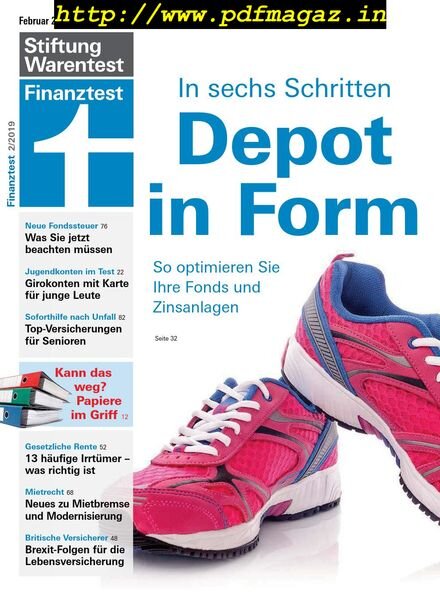 Finanztest – Februar 2020 Cover