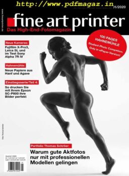 Fine art printer – Januar-Marz 2020