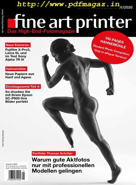 Fine art printer – Januar-Marz 2020 Cover
