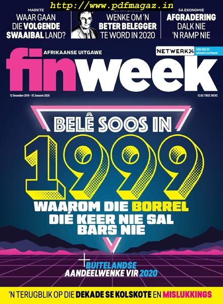 Finweek Afrikaans Edition – Desember 12, 2019 Cover