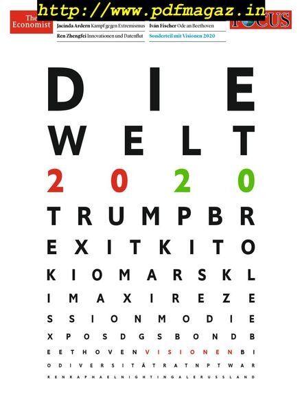 Focus Exklusive Lizenzausgabe – Die Welt 2020 Cover