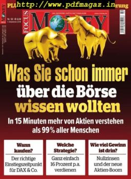Focus Money – 4 Dezember 2019