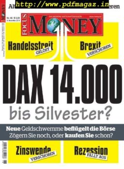 Focus Money – 6 November 2019