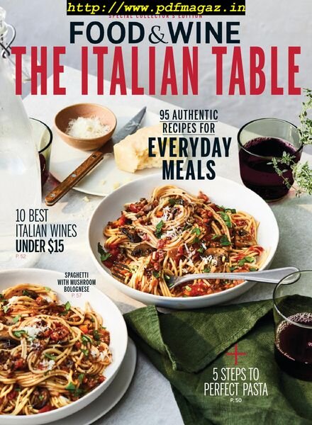 Food & Wine USA – The Italian Table (2019) Cover