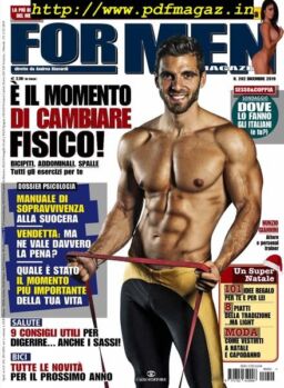 For Men Magazine – Dicembre 2019