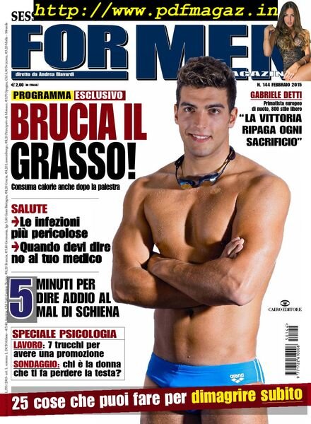 For Men Magazine – Febbraio 2015 Cover