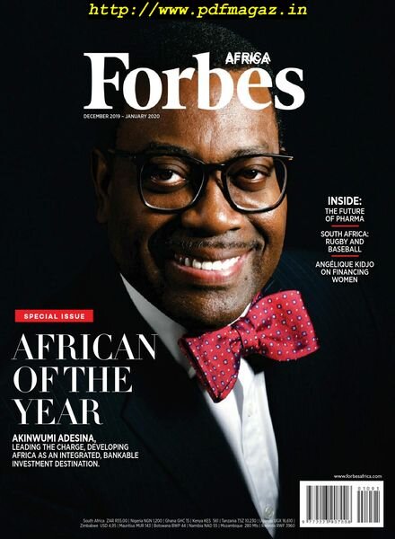 Forbes Africa – December 2019 Cover