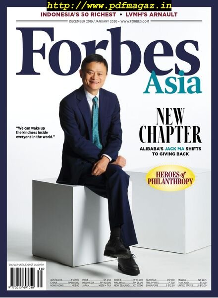 Forbes Asia – December 2019 Cover