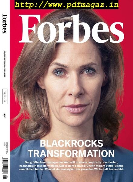 Forbes – Dezember 2019 Cover