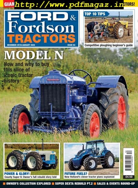 Ford & Fordson Tractors – Issue 94, December 2019 – January 2020 Cover