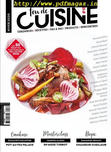 Fou de Cuisine – novembre 2019 Cover