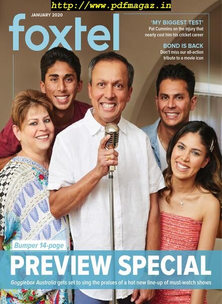 Foxtel Magazine – January 2020 Cover