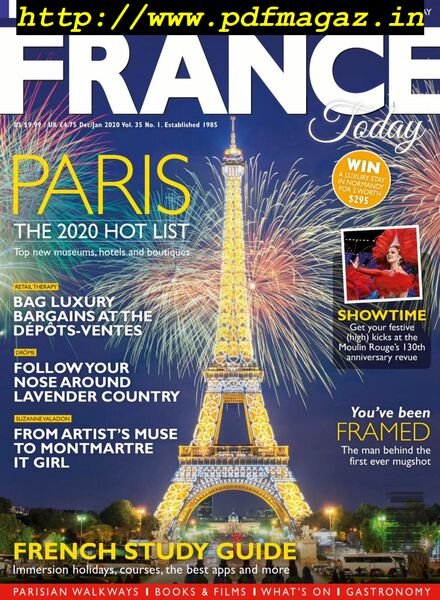 France Today – December 2019 – January 2020 Cover