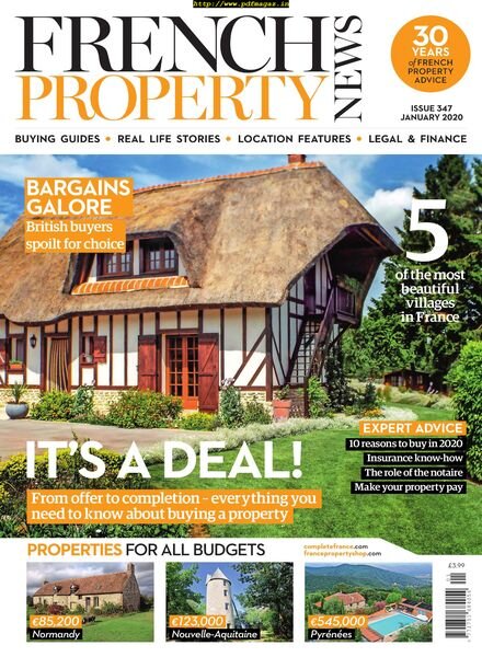 French Property News – January 2020 Cover