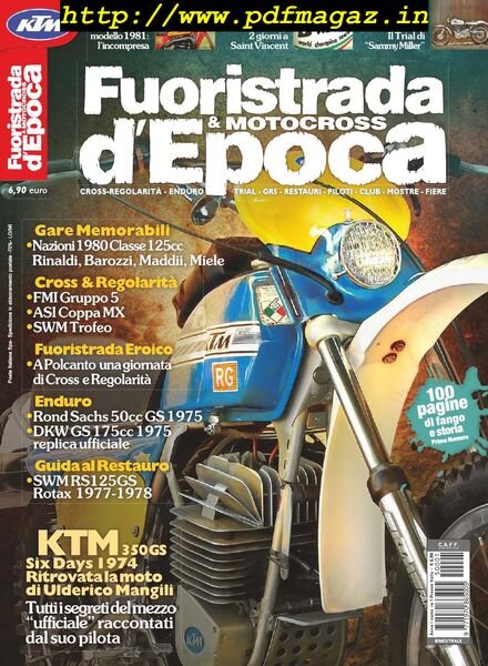 Fuoristrada & Motocross d’Epoca – Gennaio-Febbraio 2015 Cover
