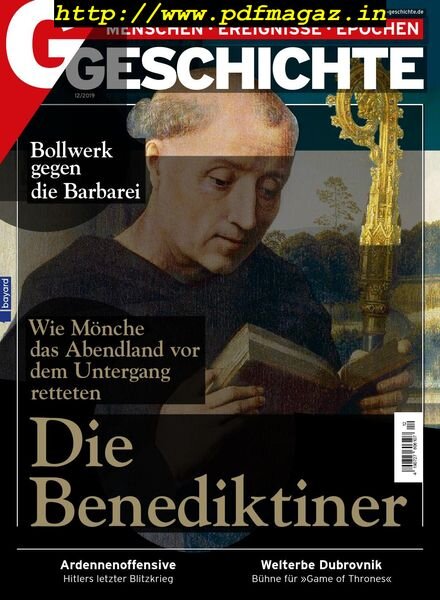 G Geschichte Germany – Dezember 2019 Cover