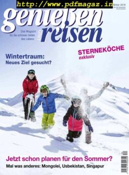 Geniessen und Reisen – Winter 2019
