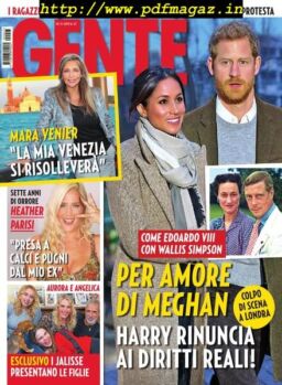 Gente Italia – 30 novembre 2019