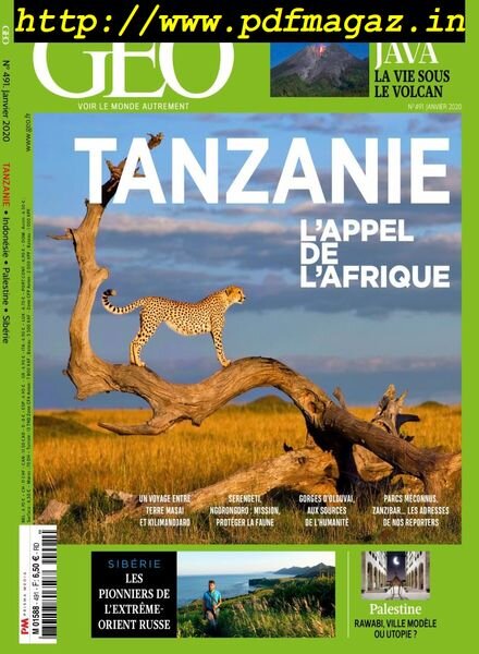 Geo France – Janvier 2020 Cover
