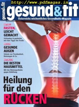 Gesund & Fit – 25 November 2019