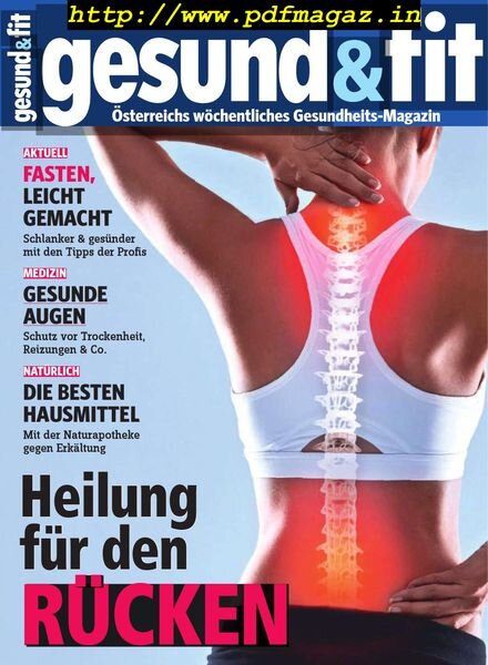 Gesund & Fit – 25 November 2019 Cover
