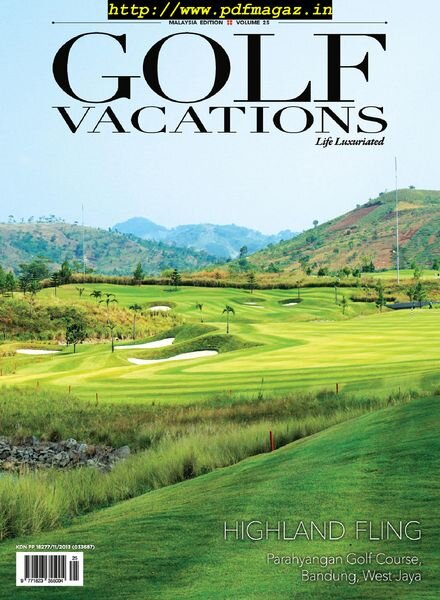 Golf Vacations Malaysia – October 2019 Cover