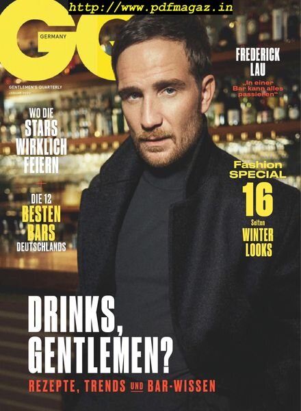 GQ Germany – Januar 2020 Cover