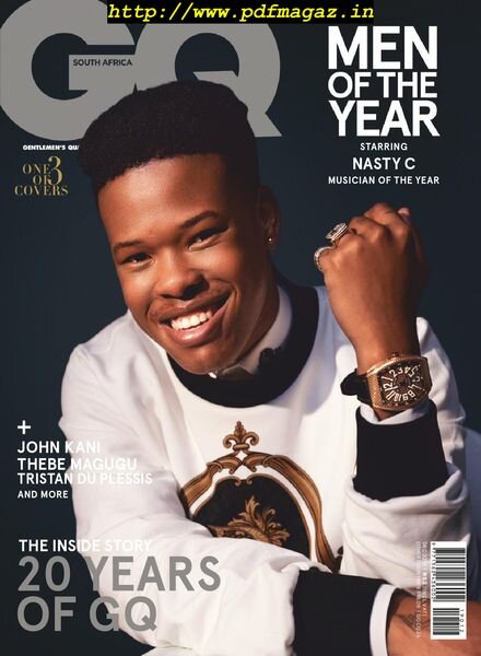GQ South Africa – December 2019 Cover