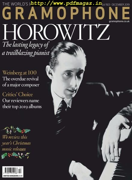 Gramophone – December 2019 Cover