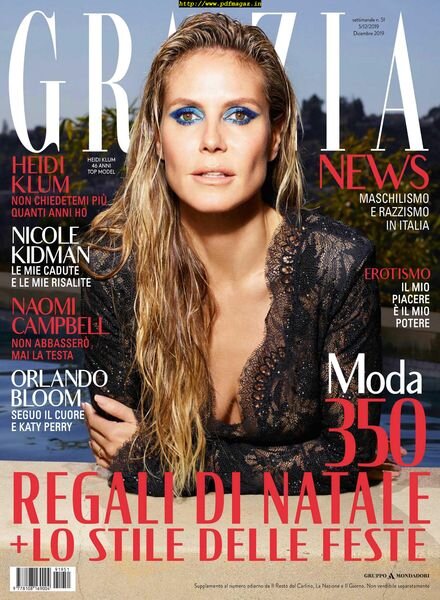 Grazia Italia – 05 dicembre 2019 Cover