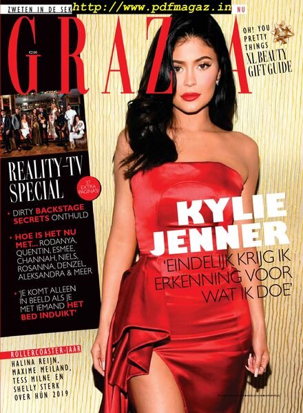 Grazia Netherlands – 11 december 2019 Cover