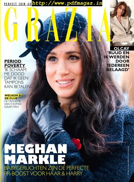 Grazia Netherlands – 20 november 2019 Cover
