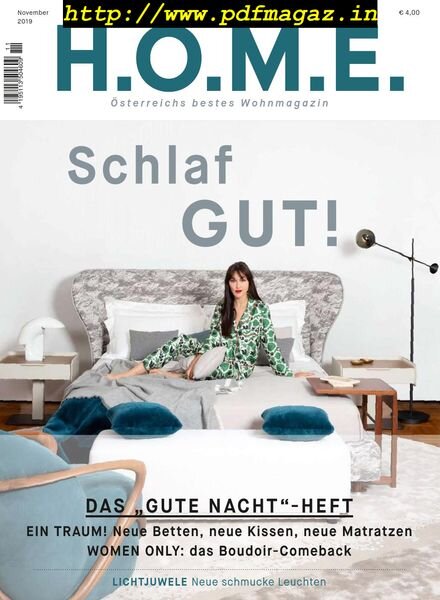 H.O.M.E Austria – November 2019 Cover
