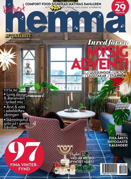 Harligt hemma – 22 november 2019 Cover