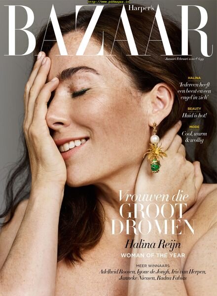 Harper’s Bazaar Netherlands – januari 2020 Cover