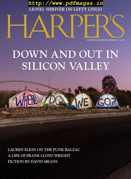 Harper’s Magazine – December 2019 Cover