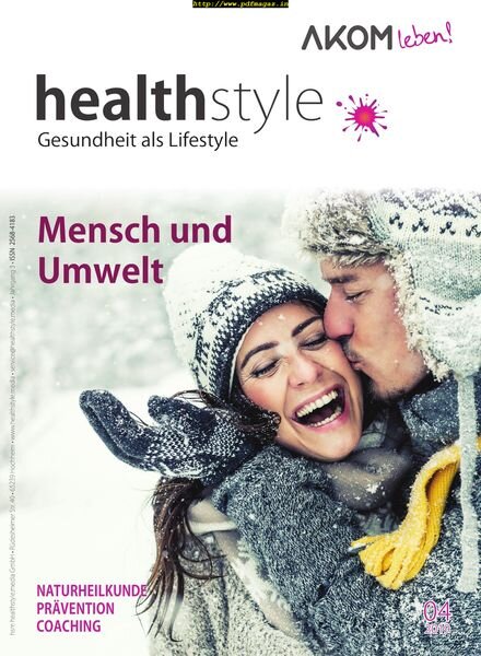 Healthstyle Gesundheit als Lifestyle – Dezember 2019 Cover