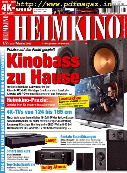 Heimkino – Januar-Februar 2020 Cover