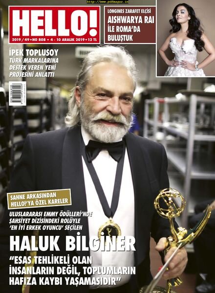 HELLO! Turkiye – 04 Aralik 2019 Cover