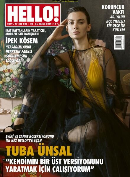 HELLO! Turkiye – 20 Kasim 2019 Cover