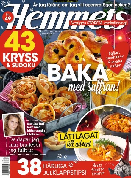 Hemmets Veckotidning – 26 november 2019 Cover