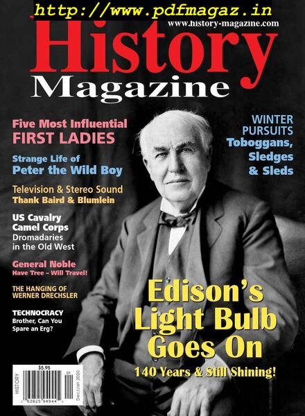 History Magazine – December 2019 – January 2020 Cover